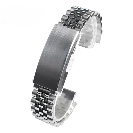 Heavy Duty Watch Band Steel Bracelet with Adjustable Clasp