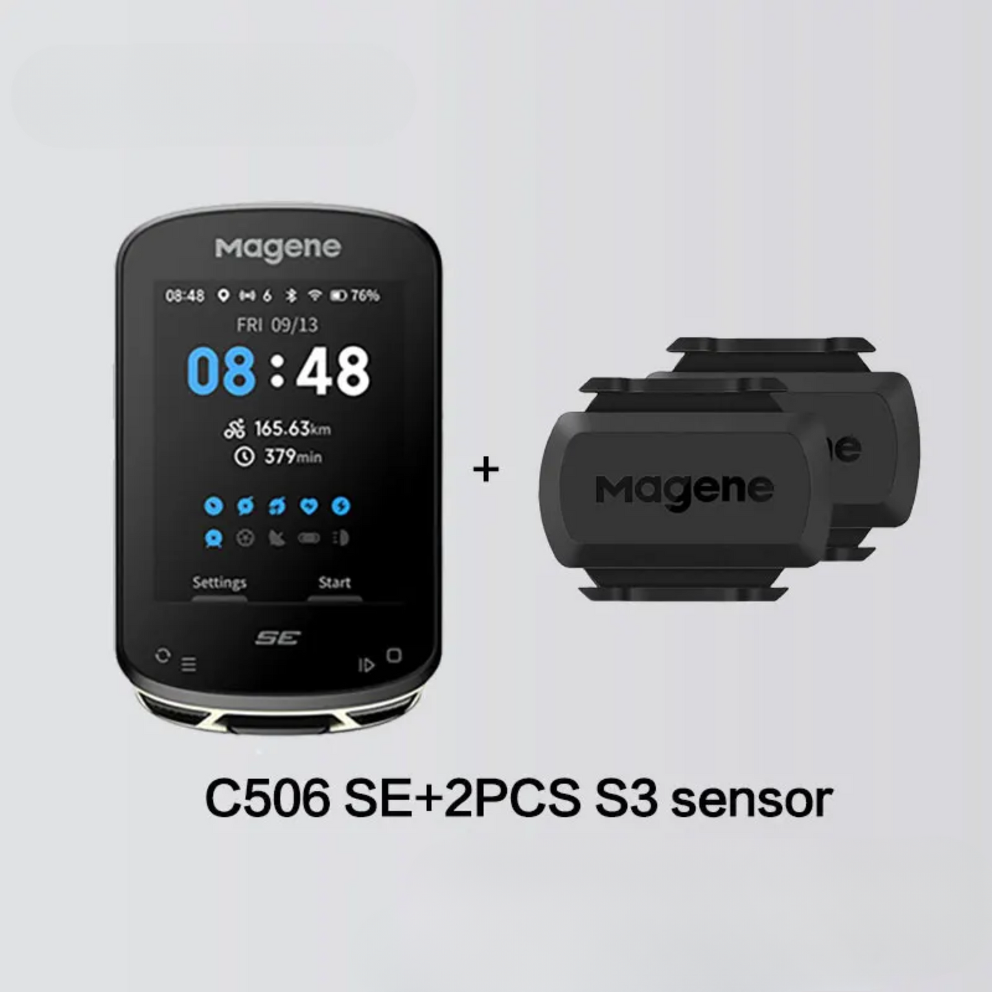 Wireless Bike Speedometer with GPS and Dual S3 Sensors