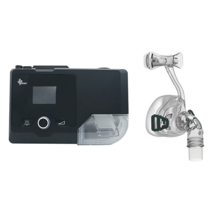 Travel Auto CPAP Device with Medium Breathing Mask & Tube