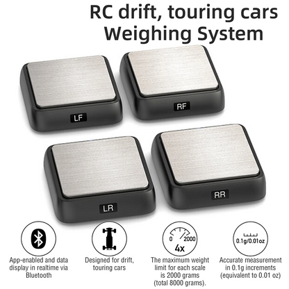 RC Car Corner Weight Scale Balancing Setup Kit