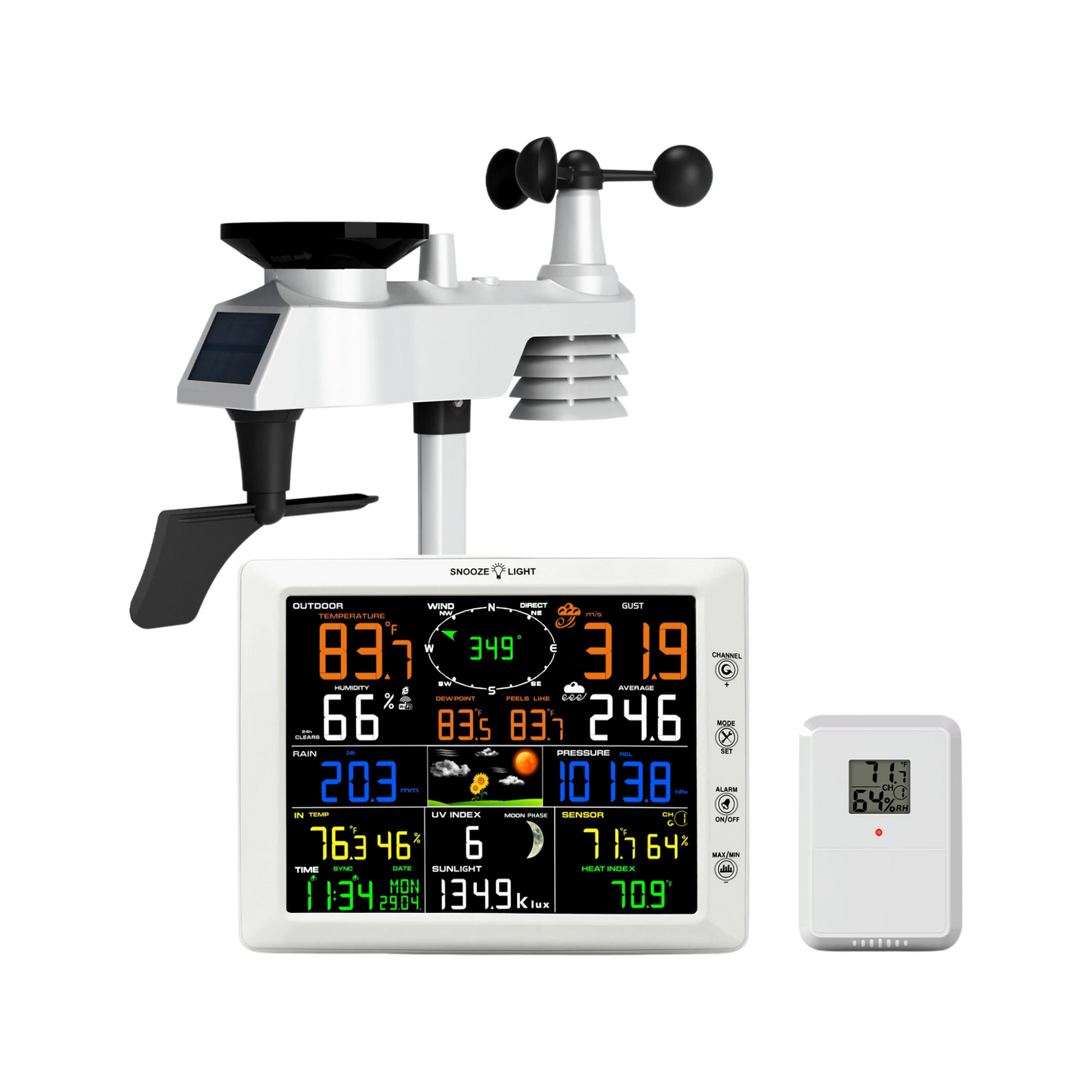 WiFi Weather Station with Rain Gauge and Wind Speed