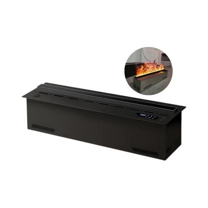 800mm 3D Atomizing Fireplace with Multi-Color Flames