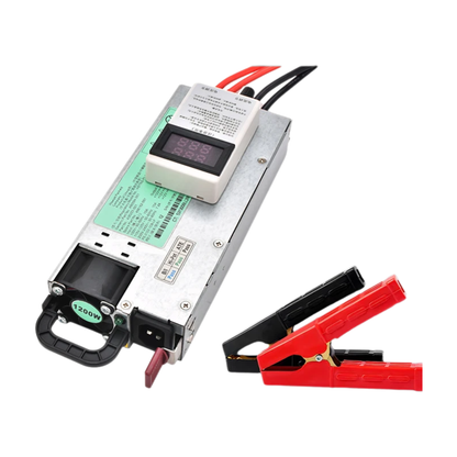 Solar-Ready 100A 12V Charger with Clip Connectors