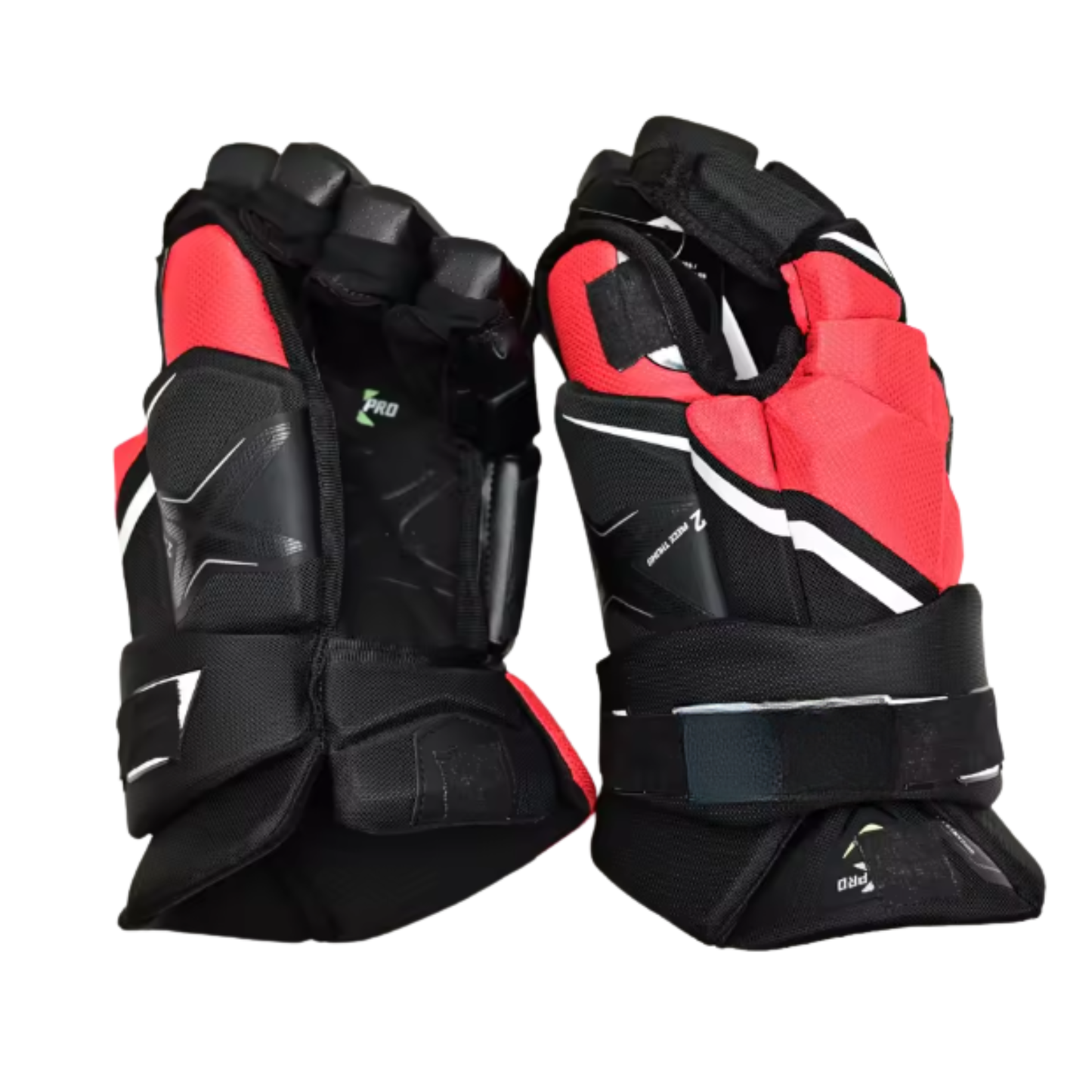 Black Red Heavy Duty 14 Inch Ice Hockey Protective Gloves