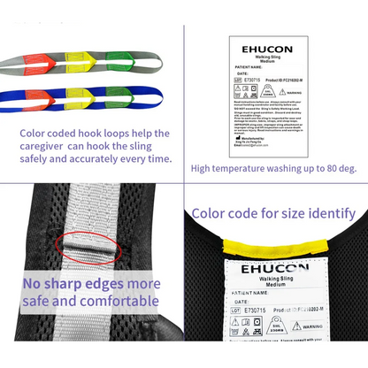XL Pelvic Support Hoist Sling for Safe Standing