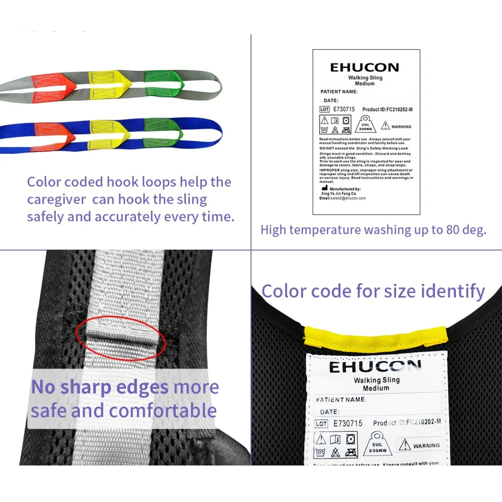 Medium Pelvic Support Sling for Safe Mobility