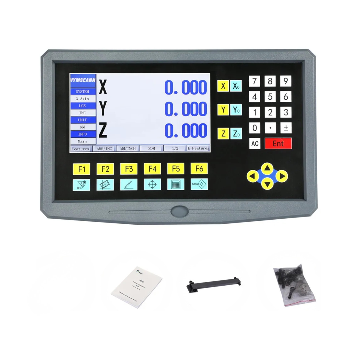 Multilingual 3-Axis LCD Readout Kit for Professional Milling Machines