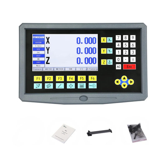 Multilingual 3-Axis LCD Readout Kit for Professional Milling Machines