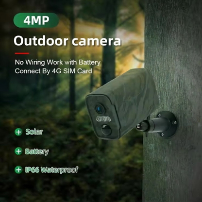 Wireless 4MP 4G Trail Camera for Security