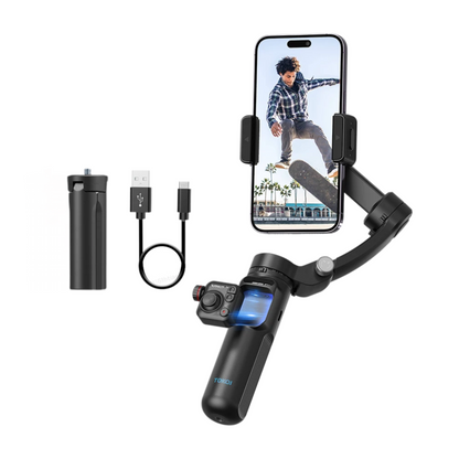 Handheld 3-Axis Smartphone Gimbal Stabilizer with Bluetooth
