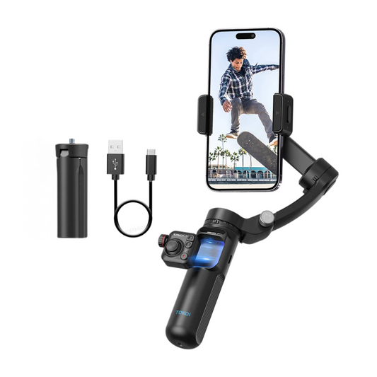 Handheld 3-Axis Smartphone Gimbal Stabilizer with Bluetooth
