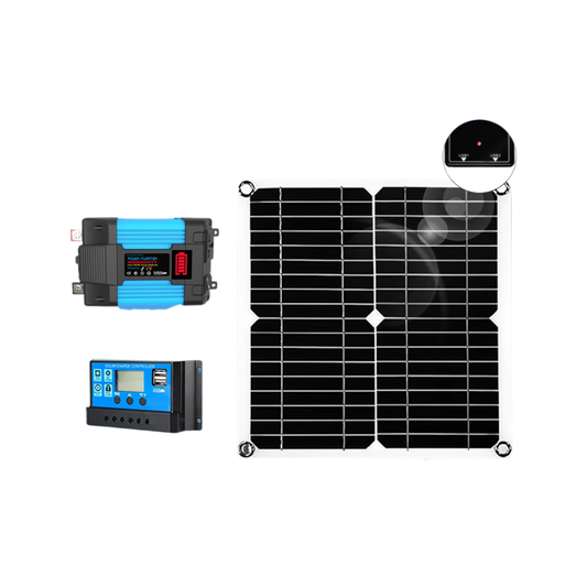 Portable Off-Grid Solar Kit 6000W Inverter 220V